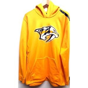 Fanatics NHL Sweat Hoodie Nashville Predators XL Preds Gold/Navy/White Kangaroo
